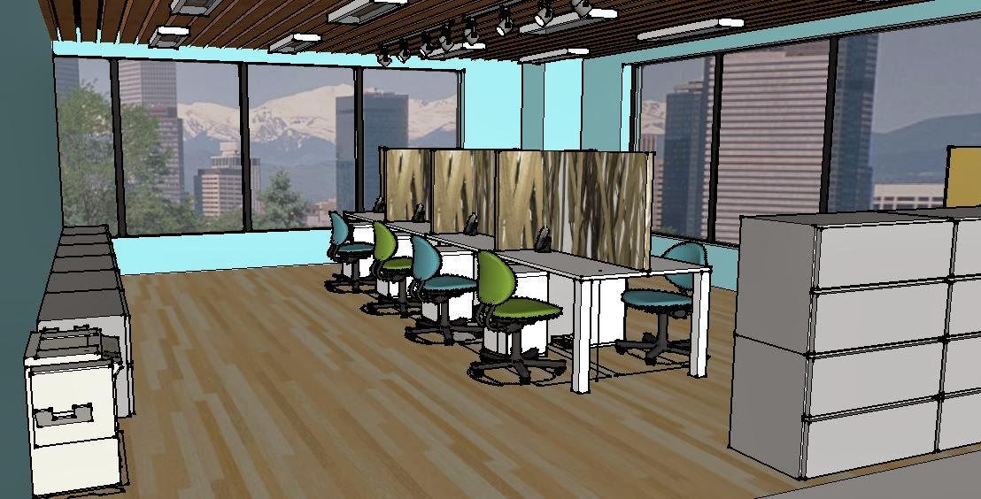 Design an Office Layout in SketchUp Elmtec SketchUp