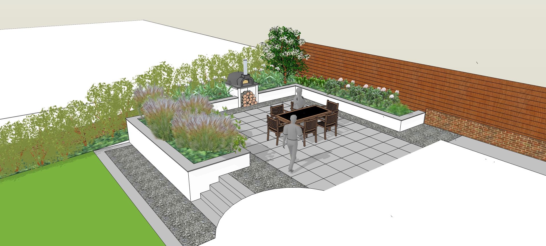 How to Design a Garden Border in SketchUp
