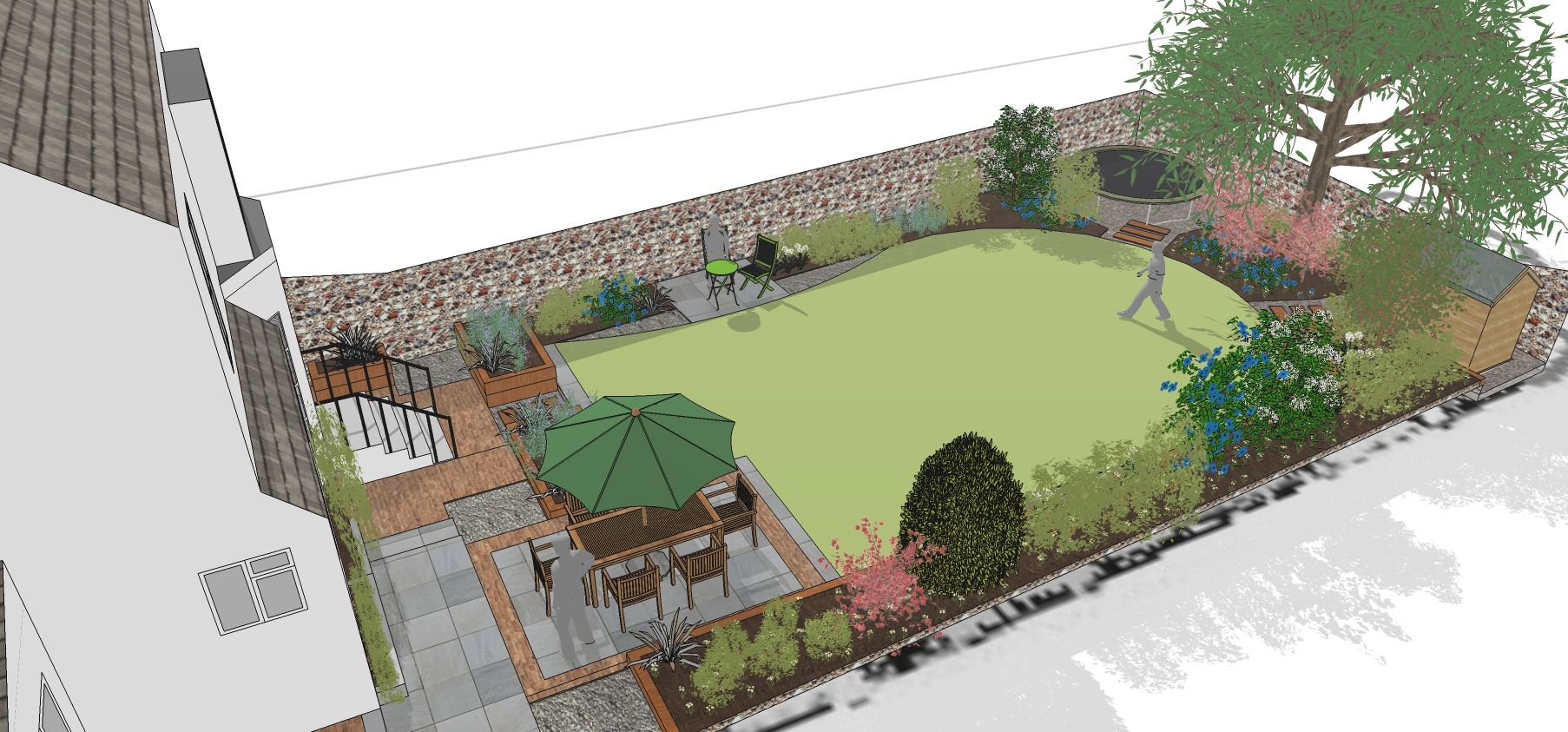 How to Design A Garden In LayOut SketchUp